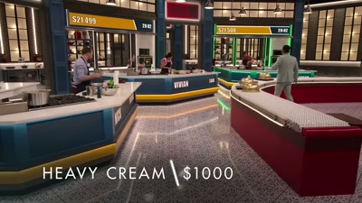 $1,000 for heavy cream
going once, going twice… - Cook at all Costs