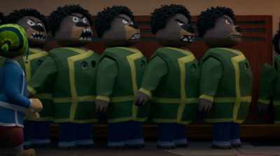 1, 2, 3, 4, 5, 6, 7.
Whoa, whoa, where's Carl? - Rock Dog
