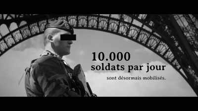10,000 SOLDIERS
CURRENTLY MOBILIZED PER DAY - Sentinelle