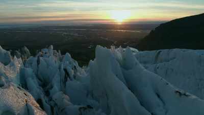 10% glacier, and 50%
mountainous lava desert - Wild Ways of the Vikings