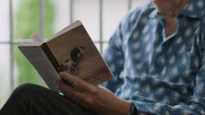 100 years ago,
the great American writer - Write Around the World with Richard E Grant