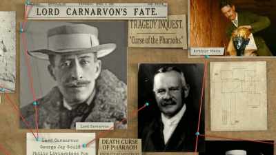 100 years on, it's impossible
to prove that Carnarvon, - Tutankhamun: Secrets of the Tomb