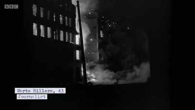 10pm. Rumours are spreading
in the cellar. - Berlin 1945