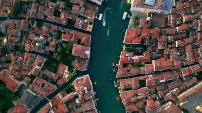 150 canals
that require constant maintenance. - Europe From Above