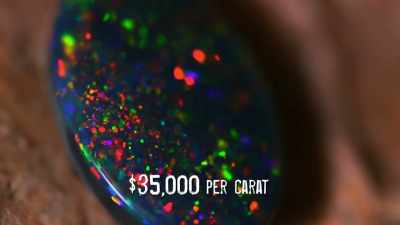 $175,000 a gram. - Outback Opal Hunters