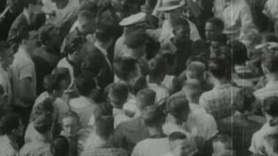1957, violent protests
shake little rock, arkansas. - Black in Space: Breaking the Color Barrier