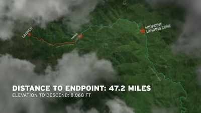 2,000 vertical feet to here,
8,000 vertical feet - Edge of the Earth