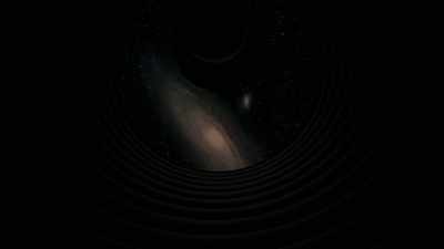 2.5 million light years from Earth. - Universe
