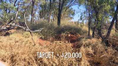 20,000 to cover my arse,
and keep going. - Outback Opal Hunters