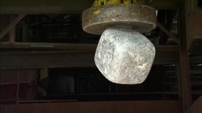 24 HOURS LATER,
WITH THE MATERIAL HARDENED, - How It's Made