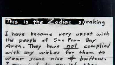 28 more letters come after
the Paul Stine murder. - Myth of the Zodiac Killer