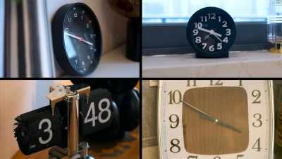 3-48, everywhere.
Every single clock, 3:48. 3:48. - The Mole