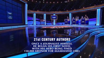 30 seconds.
Good luck. - Jeopardy! Masters