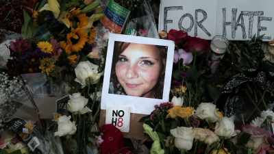32-year-old
Heather Heyer was killed, - White Noise