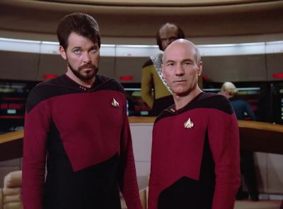 - 40 seconds to auto-destruct.
- Captain? - Star Trek: The Next Generation