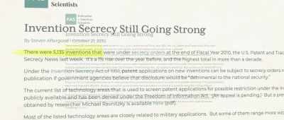 5,135 inventions seized under
national security orders. - The Lost Century: And How to Reclaim It