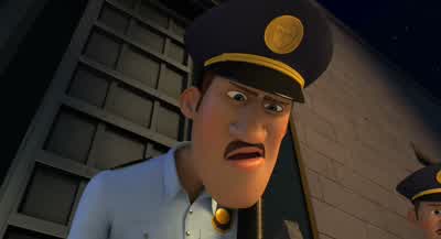 8:00. Night-night time. Wha...? - Penguins of Madagascar