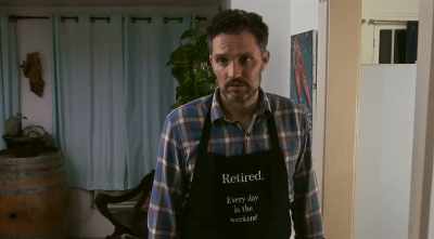 8:00 p.m. reservation,
right up front, - Poor Greg Drowning