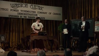 87 words, 1 mistake, total score 85. - Murdoch Mysteries