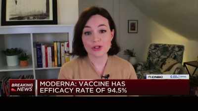 94.5% efficacy
for their COVID-19 vaccine. - How to Survive a Pandemic