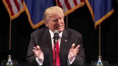 99% of the people in this room - Trump: The Art of the Insult