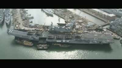 A 40-ship British armada
primed for possible war. - Andrew: The Problem Prince