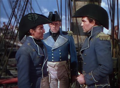 A 60 gunner What do you suppose he's up to - Captain Horatio Hornblower