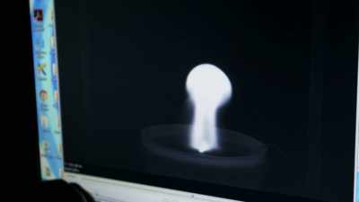 A BALL THAT RISES UP AND AWAY
FROM THAT CENTRAL ELECTRODE. - Strange Evidence