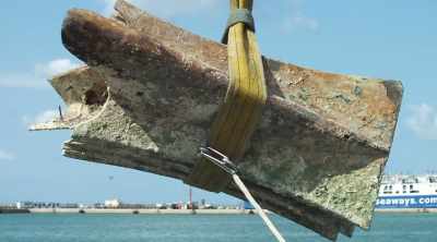 A BATTERING RAM
FROM AN ANCIENT WARSHIP - Mysteries of the Deep