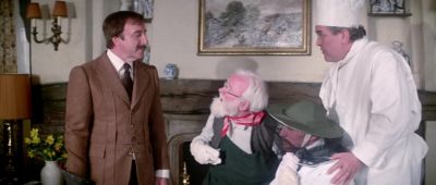 A beekeeper who has lost his voice - The Pink Panther Strikes Again