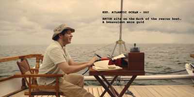 A benevolent muse guides him as he writes - The Big Cigar