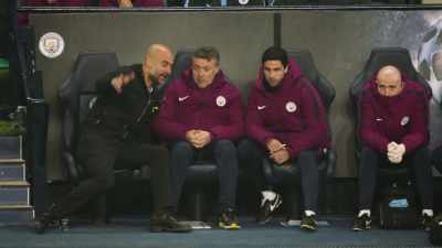 A big call made by
the referee and his assistant. - All or Nothing: Manchester City