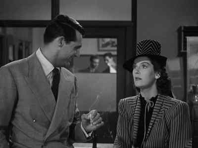 A big fat lummox like you hiring an airplane - His Girl Friday