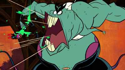 A big head, fuzzy haired nobody! - Marvel's Moon Girl and Devil Dinosaur