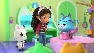 A big surprise gave you the hiccups, - Gabby's Dollhouse