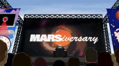 A big thanks to
everyone down here, - Fired on Mars