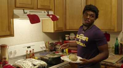 A bigger kitchen
with a bigger stove. - Algiers, America