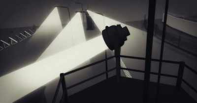 A border zone covered
with searchlights, - White Rabbit Project