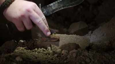 ‐ A canister of
a grenade or something. - Lost Gold of World War II