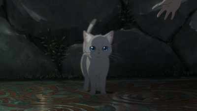 A cat! It's a cat, Mommy! It's so cute! - A Whisker Away