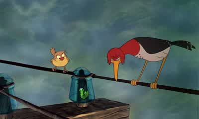 A caterpillar under glass. - The Fox and the Hound