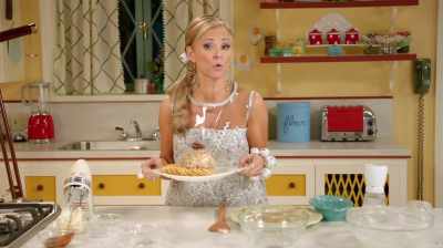 A cheese moon is a great
appetizer choice - At Home with Amy Sedaris