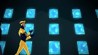 A citadel overlooking
both time and space. - Justice League Action