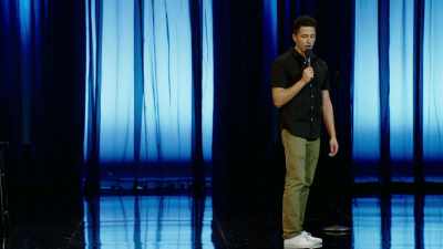 A cock pops through
with an engagement ring on it. - Fahim Anwar: There's No Business Like Show Business