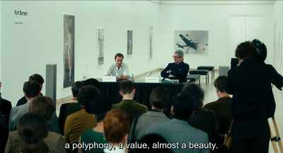 A coherence, a value,
yes, almost a beauty.
. - Never Look Away