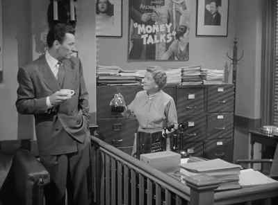 A conference was held
in Pebbel's office... - The Bad and the Beautiful