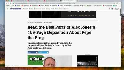 A conspiracy frog named Pepe. - Feels Good Man