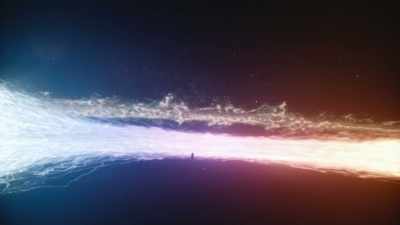 A contact binary star system. - Cosmos: Possible Worlds