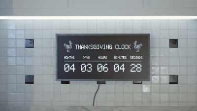 A countdown clock
to Thanksgiving, - Fantasmas