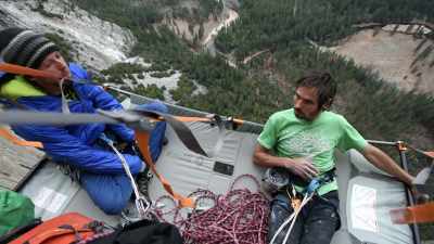 A couple of your falls last time - The Dawn Wall